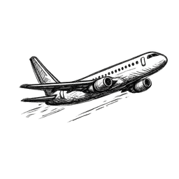 Airfare plane sketch